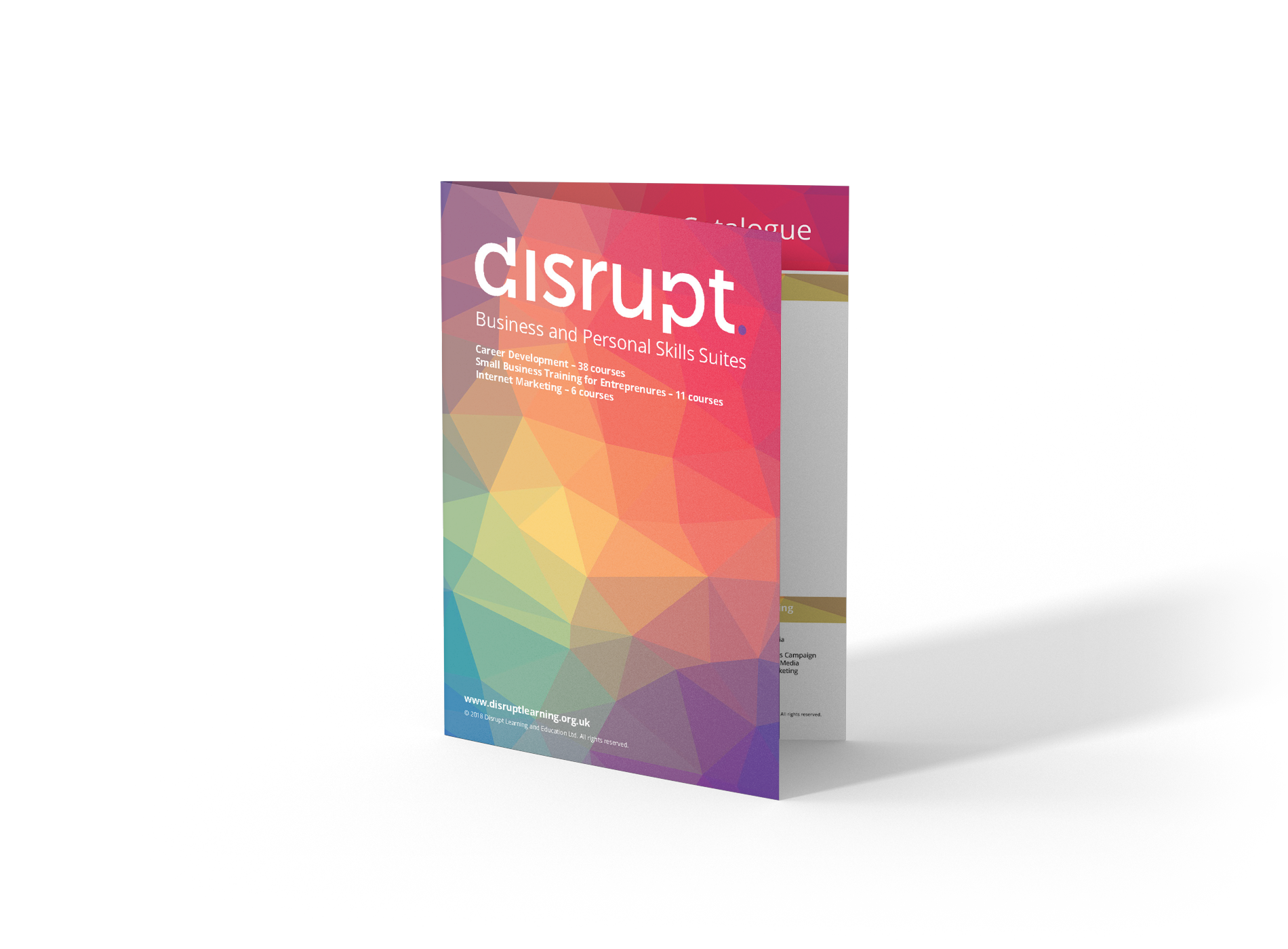 Download a5_bifold_brochure_mockup_front | Disrupt